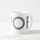 Mug Kpop | Music Fan Cadeau gris (Devant droit)