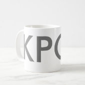 Mug Kpop | Music Fan Cadeau gris (Devant gauche)