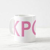 Mug Kpop | Music Fan Cadeau rose (Devant gauche)