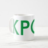 Mug Kpop | Music Fan Cadeau vert (Devant gauche)