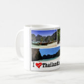 Mug Krabi - Maya Bay - Thaïlande - I Love - (Devant gauche)