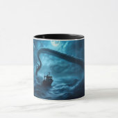 Mug Kraken et bateau de pêche nautique (Centre)