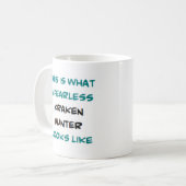 Mug kraken hunter, sans peur (Devant gauche)