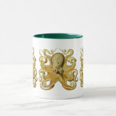 Mug Kraken vintage, Octopus Gamochonia, Ernst Haeckel (Centre)