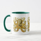 Mug Kraken vintage, Octopus Gamochonia, Ernst Haeckel (Gauche)