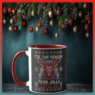 Mug Krampus C'Est La Saison D'Être Jolly Ou Autre