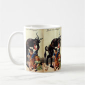 Mug Krampus Enfants en panier Noël de vacances (Gauche)