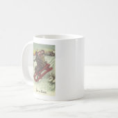 Mug Krampus Kidnapping Enfants Sur Le Drapeau (Devant gauche)
