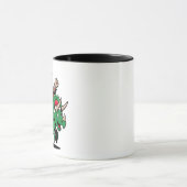 Mug Krampus Monter Un Dinosaure Père Noël Mal De Noël (Centre)