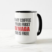 Mug Krav Maga Rochester (Devant droit)