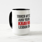 Mug Krav Maga Rochester (Devant gauche)