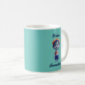 Mug Krishna Janmashtami muqueuse bleue (Devant droit)