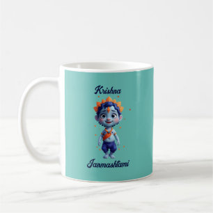 Mug Krishna Janmashtami muqueuse bleue