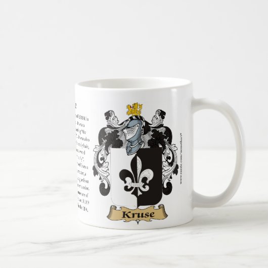 Mug Kruse, l'origine, la signification et la crête (Droite)