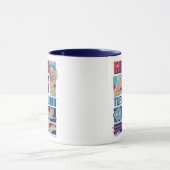 Mug Krypto Les Panneaux De Bande Dessinée Super-Chien (Centre)