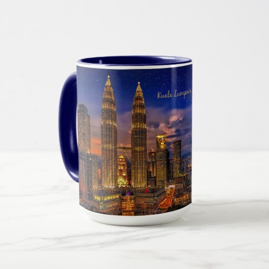 Mug Kuala Lumpur skyline (Devant gauche)
