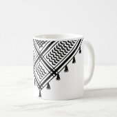 Mug Kufiyeh - Noir (Devant droit)