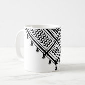Mug Kufiyeh - Noir (Devant gauche)