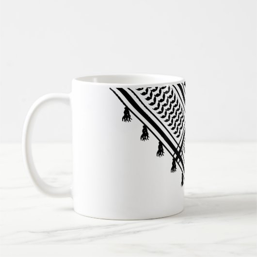 Mug Kufiyeh - Noir (Gauche)