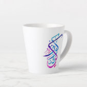 Mug - Kun Fayakun Calligraphie violet (Angle droit)