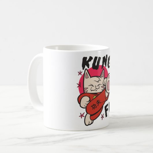 Mug Kung Fu Cat (Devant gauche)