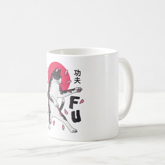 Mug Kung Fu Cat (Devant droit)