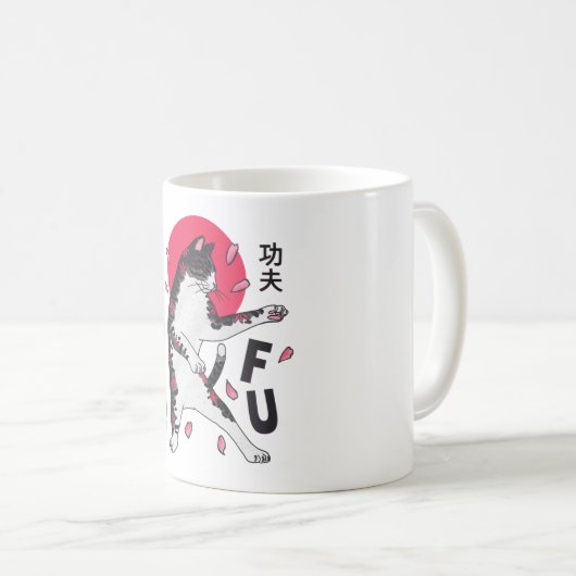 Mug Kung Fu Cat (Devant droit)