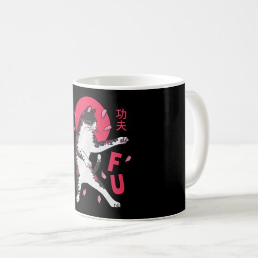 Mug Kung Fu Cat (Devant droit)