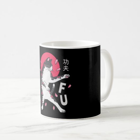 Mug Kung Fu Cat (Devant droit)