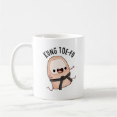 Mug Kung Toe-fu Funny Big Toe Pun (Gauche)