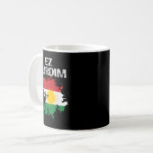 Mug Kurdistan Newroz Kurdi Drapeau Son Biji Kurdis (Devant gauche)