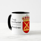 Mug Kustartilleriet, Amfkåren, marines suédoises (Devant gauche)