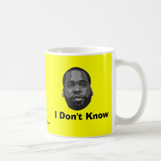 Mug Kwame Kilpatrick :  Je ne sais pas (Droite)