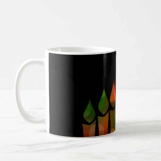 Mug Kwanzaa Bokeh Kinara (Gauche)