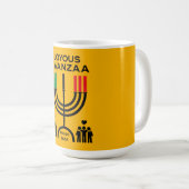 Mug Kwanzaa joyeux (Devant droit)