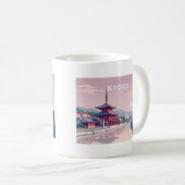 Mug Kyoto Japan Pastel Design Voyage (Devant droit)