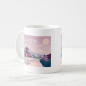 Mug Kyoto Japan Pastel Design Voyage (Devant gauche)