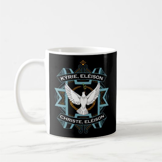 Mug Kyrie Eleison Christe Messe latine traditionnelle  (Gauche)