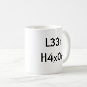 Mug L33t H4x0r, L33t H4x0r (Devant droit)