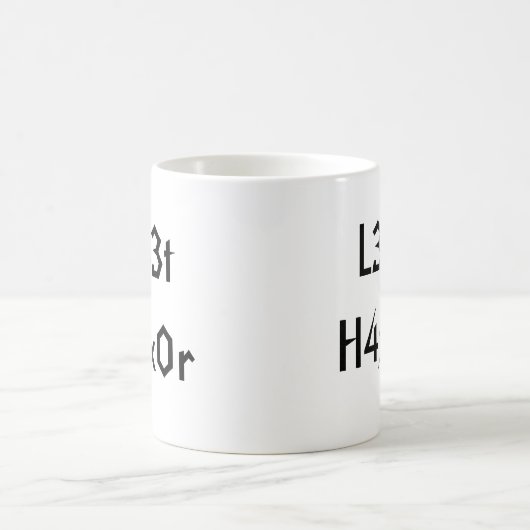 Mug L33t H4x0r, L33t H4x0r (Centre)