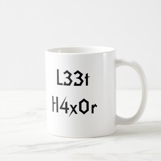 Mug L33t H4x0r, L33t H4x0r (Droite)