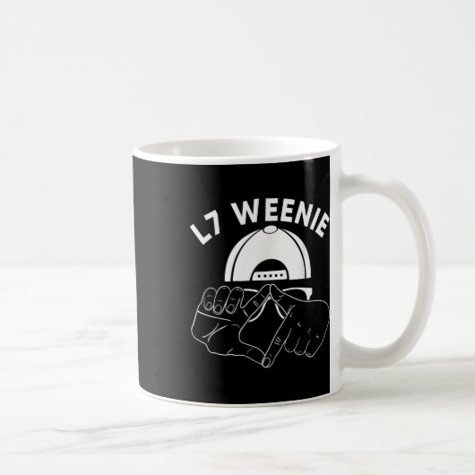 Mug L7 Weenie Loser Mains Funny 90s Baseball Softball (Droite)
