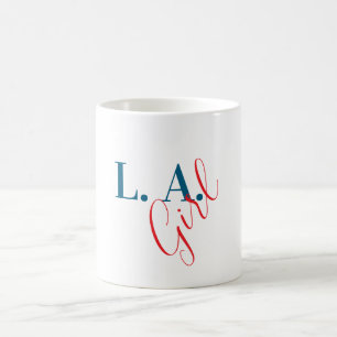 Mug L. A. Girl Los Angeles Moderne Minimaliste Simple