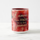 Mug L’amour d’une mère ne se fane jamais (Centre)