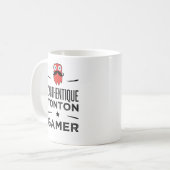 Mug L authentique tonton gamer (Devant gauche)