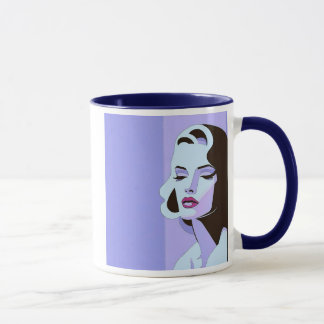 Mug L’élégance d’un portrait minimaliste.