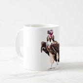 Mug L est pour le Vautour à face de Lappet (Devant gauche)