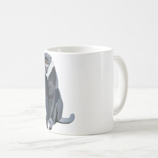 Mug L est pour Lehoest Monkey (Devant droit)