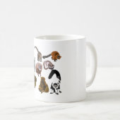 Mug L est pour Lemur (Devant droit)