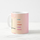 Mug "L" initial (11oz) (Devant gauche)